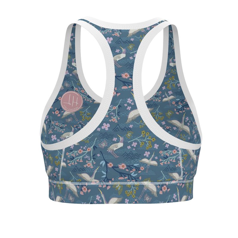 Women’s Low Intensity Sports Bra - White Crane