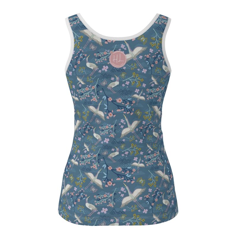 Women's Tank Top - White Crane