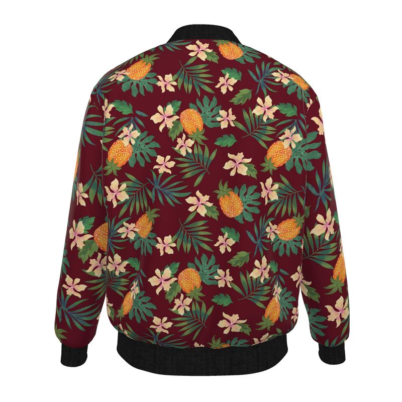 Men's Bomber Jacket - Pineapple Paradise - Palmwine