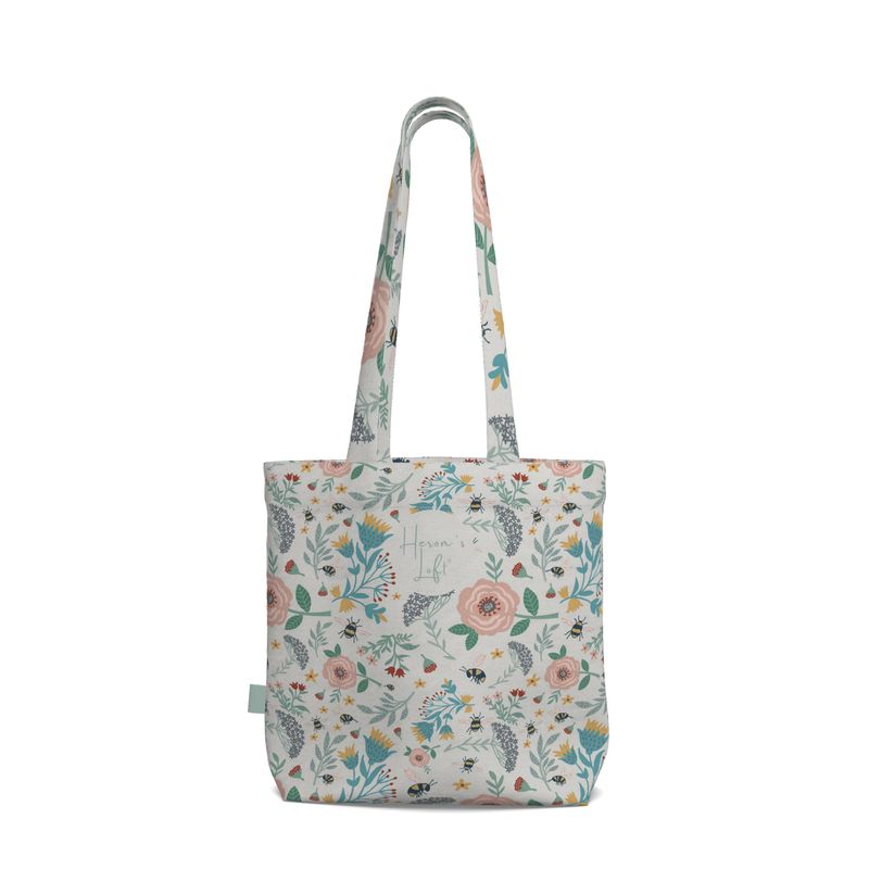 Canvas Tote Bag - Bee Garden