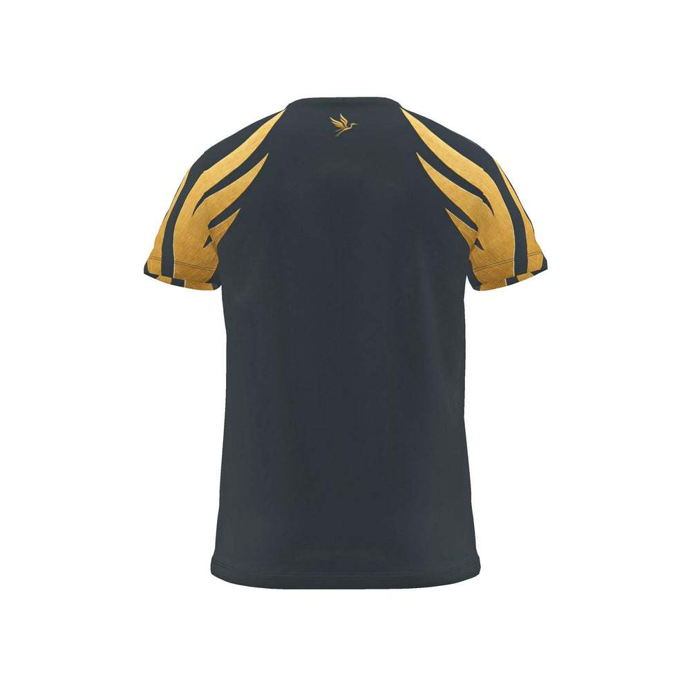 Men's Crew Neck T-Shirt — Gilded Heron Charcoal Slate