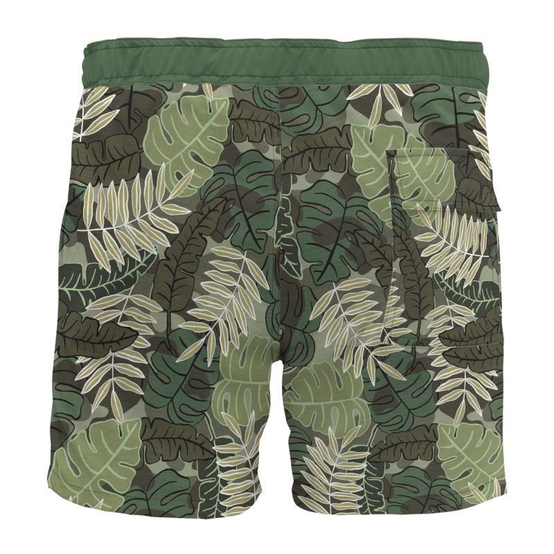 Men's Board Shorts — Camo Leaves