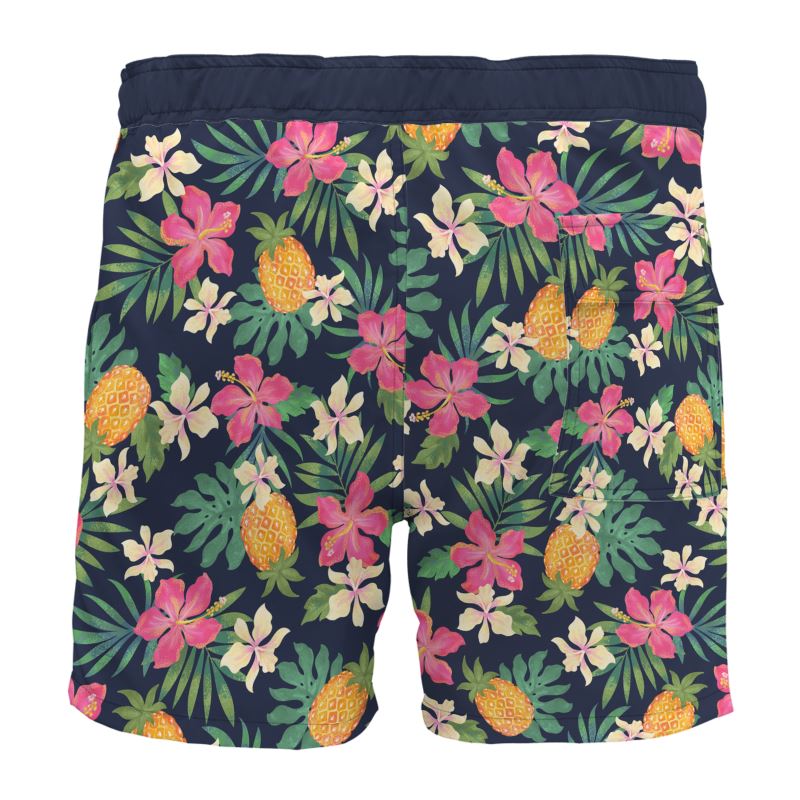 Men's Board Shorts — Pineapple Paradise