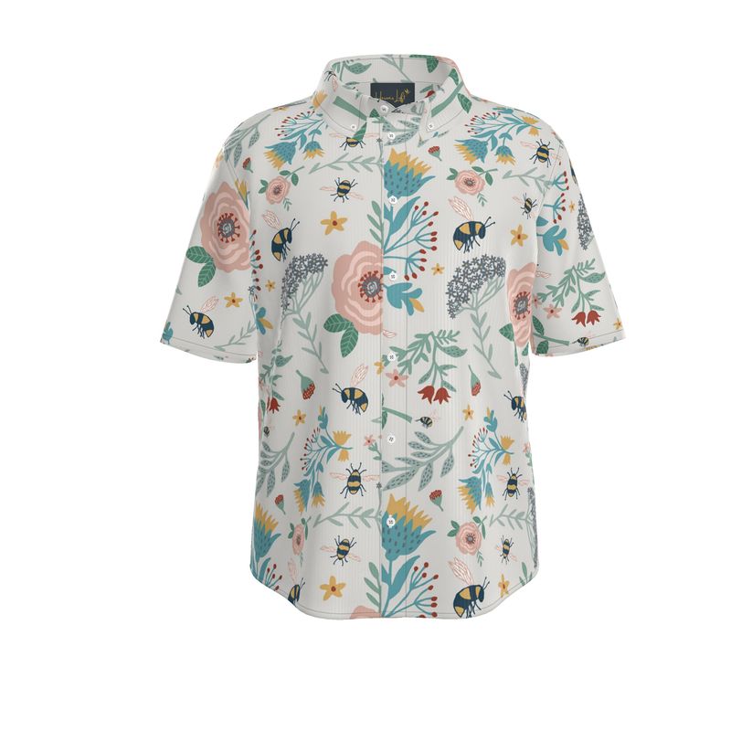 Men's Short Sleeve Shirt — Bee Garden