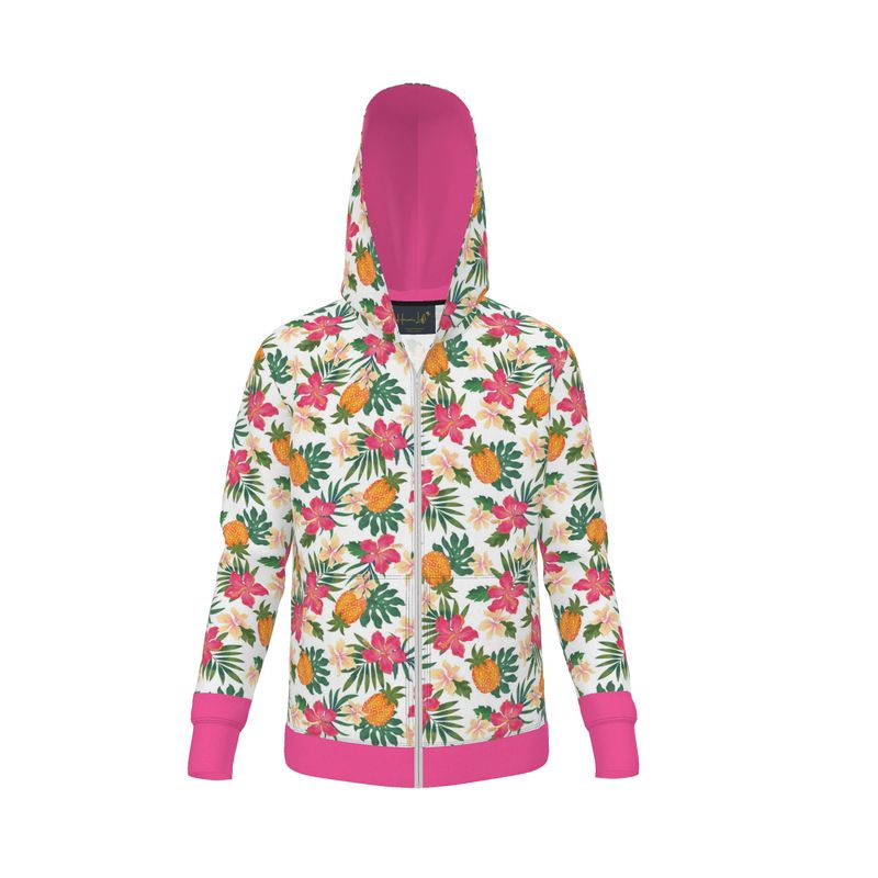 Women's Premium Hoodie — Pineapple Paradise Coral Dreams