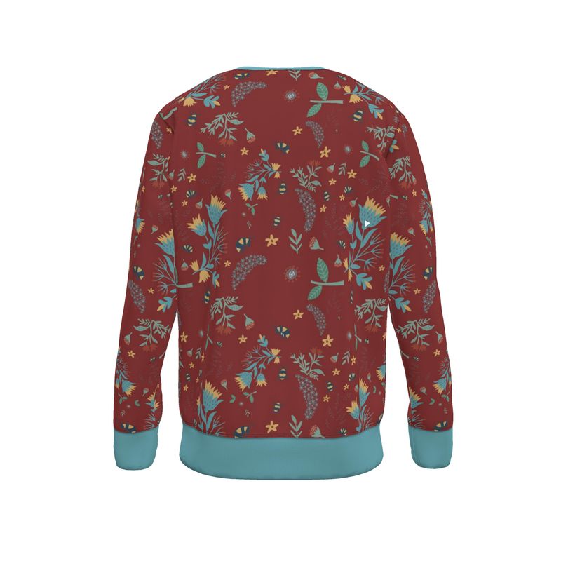 Men's Sweater — Bee Garden Rustic Bloom