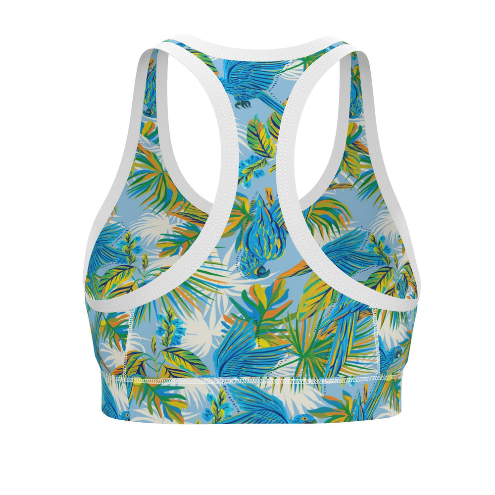 Women's Low Impact Sports Bra — Tropical Macaw