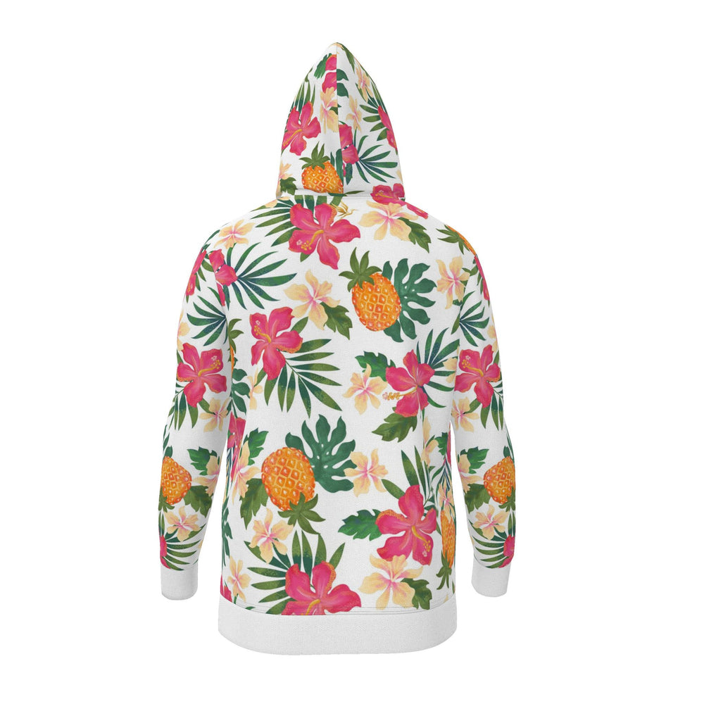 Men's Pullover Hoodie — Pineapple Paradise Coral Dreams