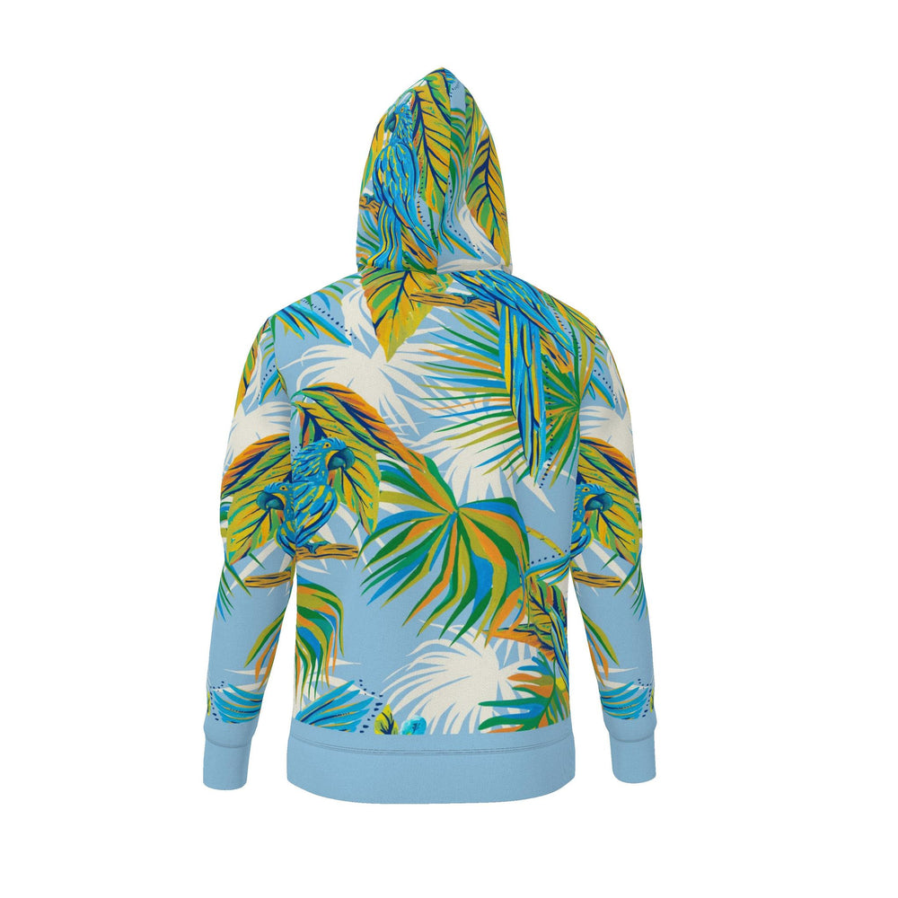 Men's Pullover Hoodie — Tropical Macaw