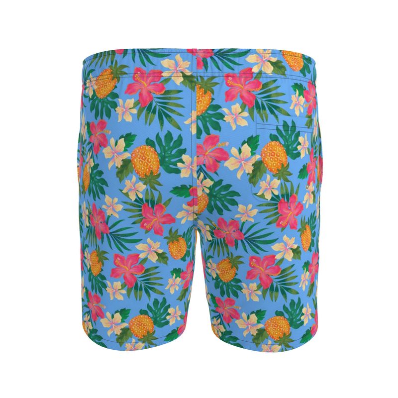 Pineapple Paradise Island Breeze Men's Swim Shorts