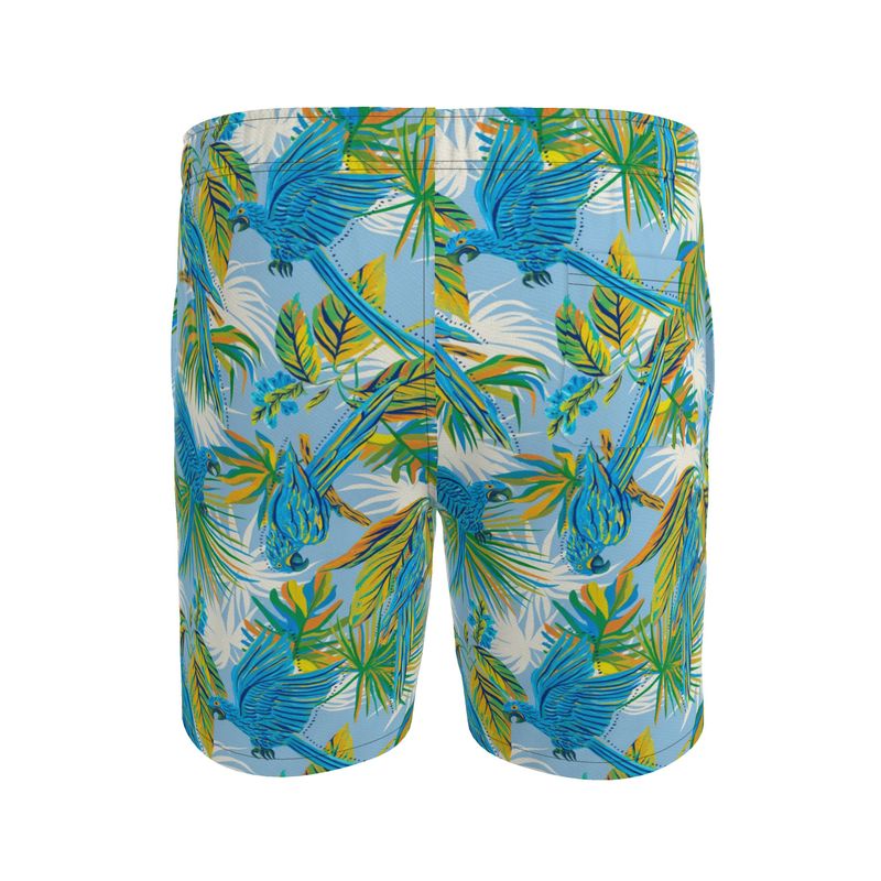 Tropical Macaw Men's Swim Shorts