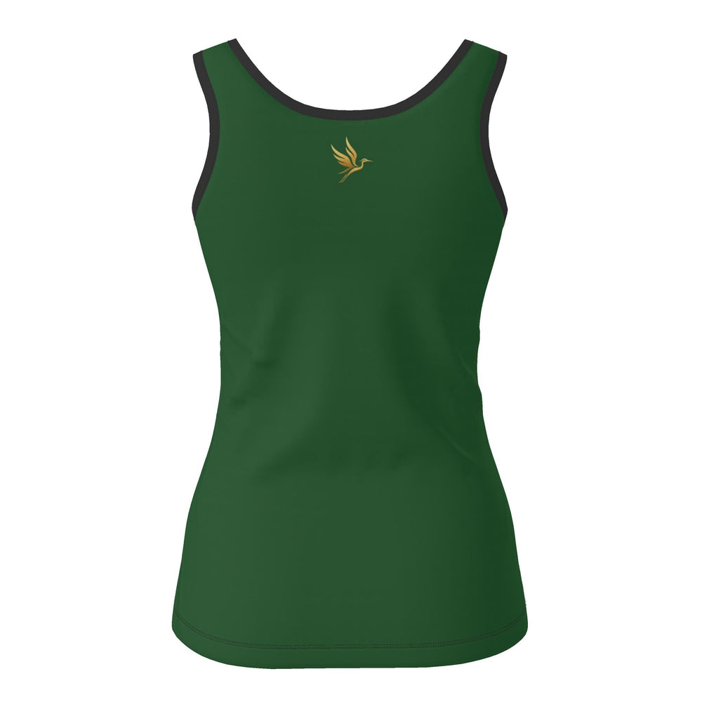 Women's Tank Top — Solid Jungle Flower