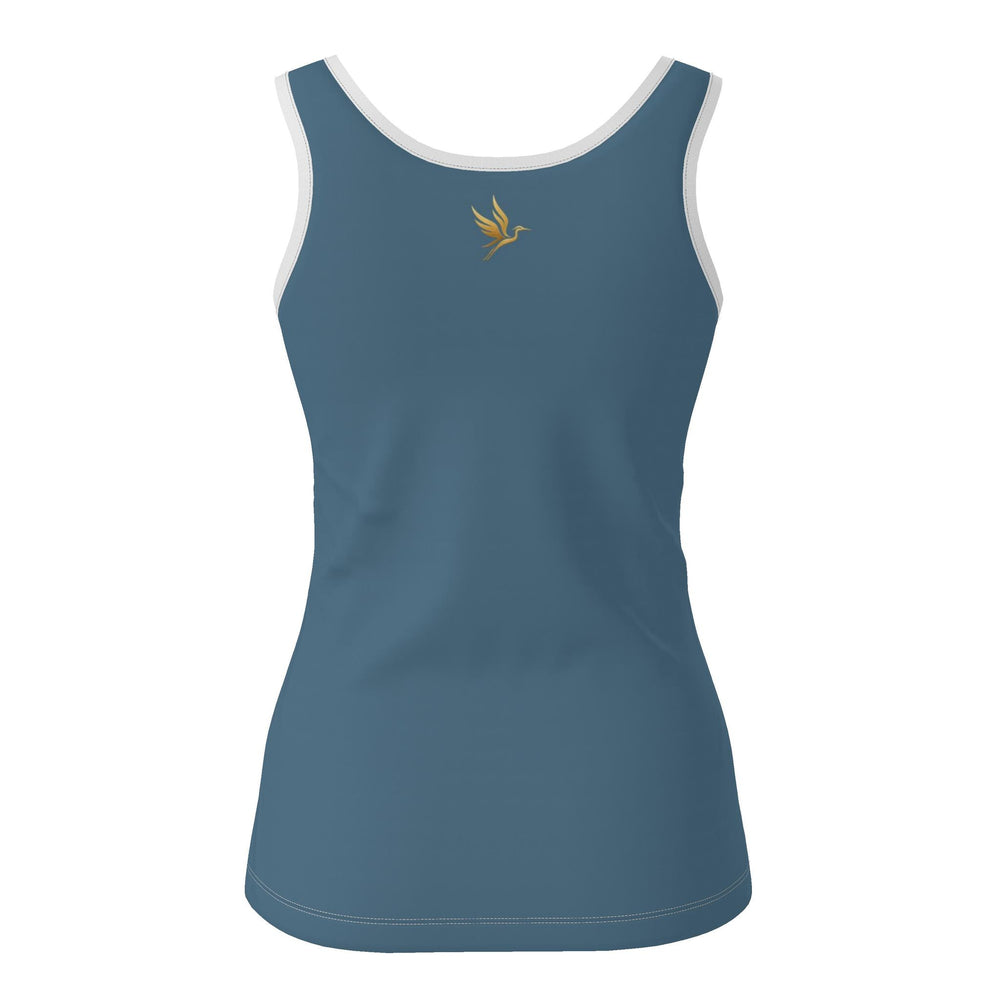 Women's Tank Top — White Crane Solid