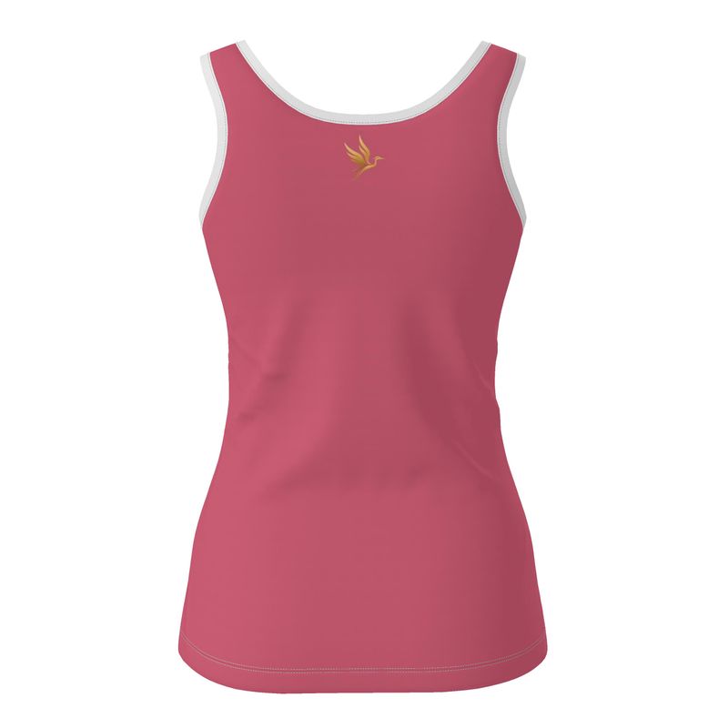 Women's Tank Top — Topo Turtles — Solid Rosé Tide