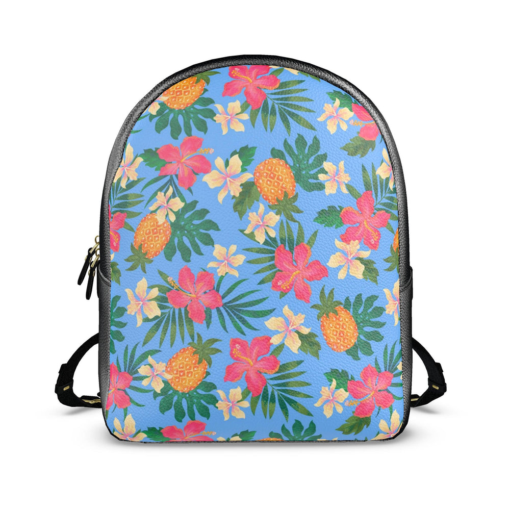 Nappa Leather Backpack — Pineapple Paradise Island Breeze