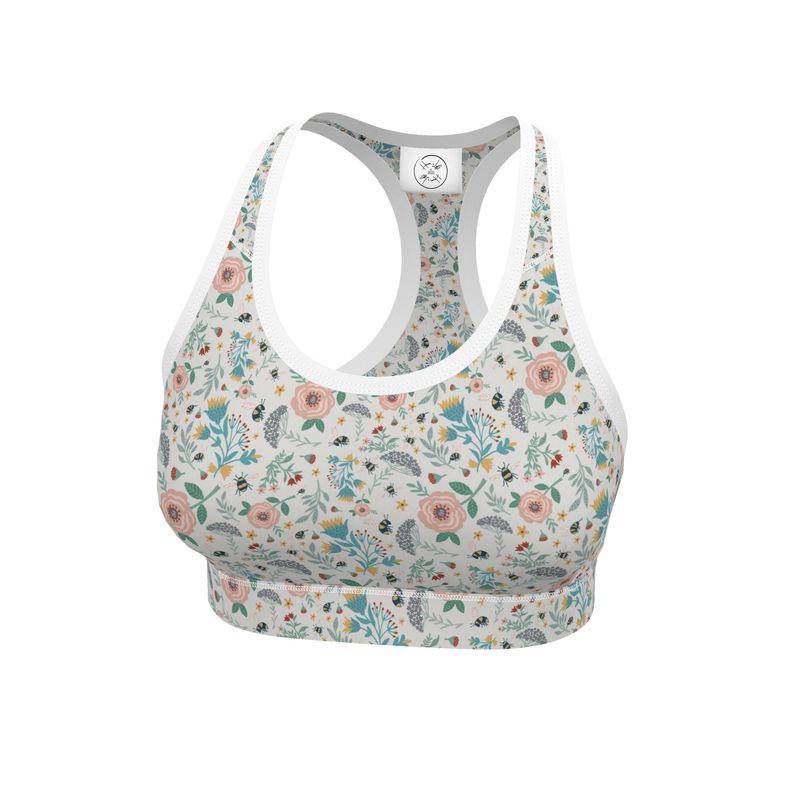 Women’s Low Intensity Sports Bra - Bee Garden