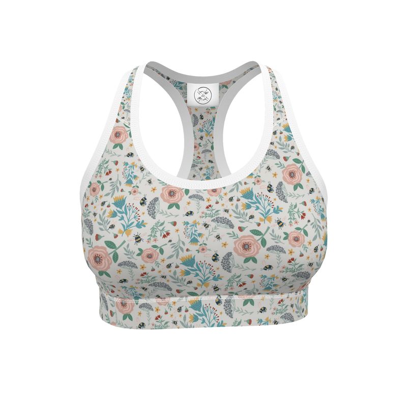 Women’s Low Intensity Sports Bra - Bee Garden