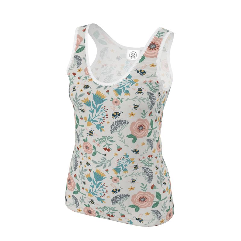 Women's Tank Top - Bee Garden