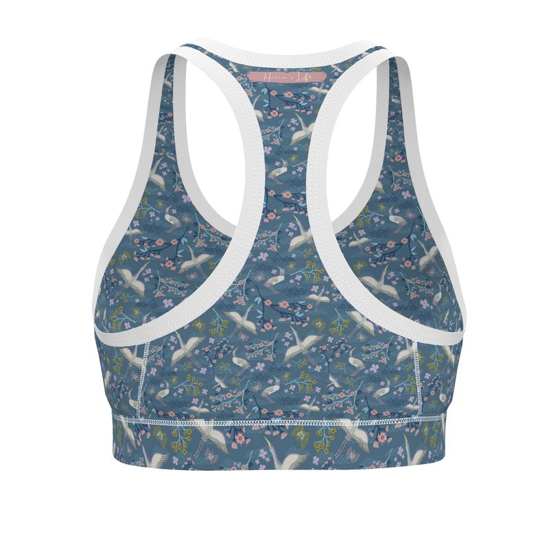 Women’s Low Intensity Sports Bra - White Crane