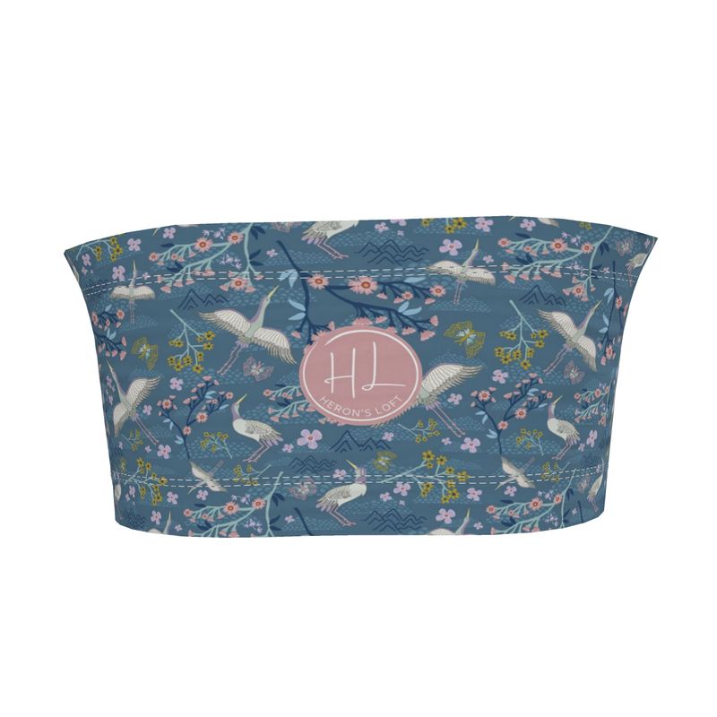 Women's Bandeau - White Crane