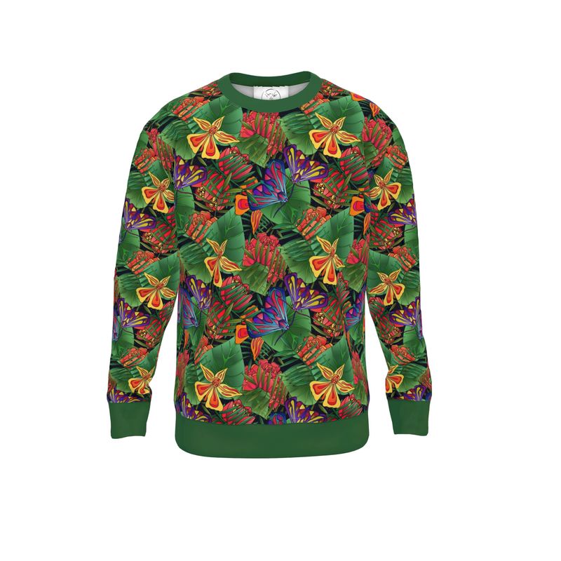 Women’s Lightweight Sweater - Jungle Flower