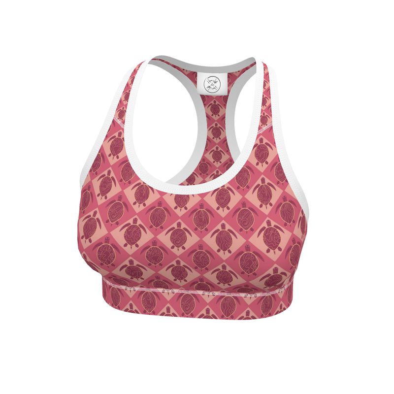 Women’s Low Intensity Sports Bra - Topo Turtles