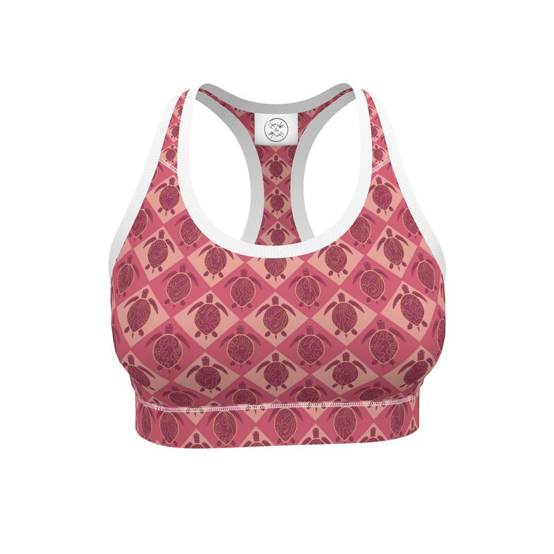 Women’s Low Intensity Sports Bra - Topo Turtles