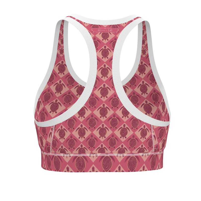 Women’s Low Intensity Sports Bra - Topo Turtles