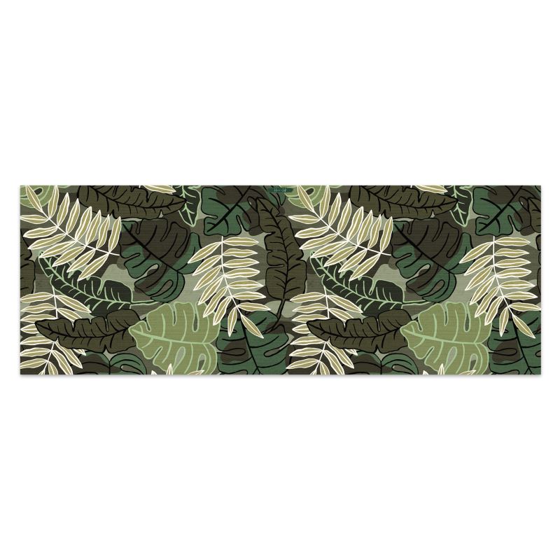 Women's Sarong - Camo Leaves - Light Green