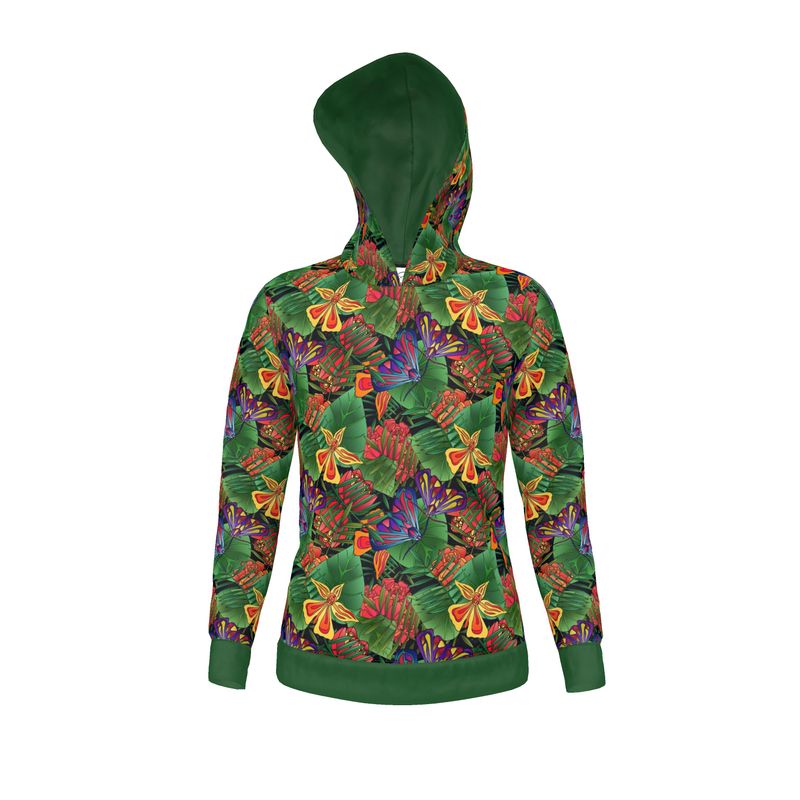 Women's Hoodie - Jungle Flower