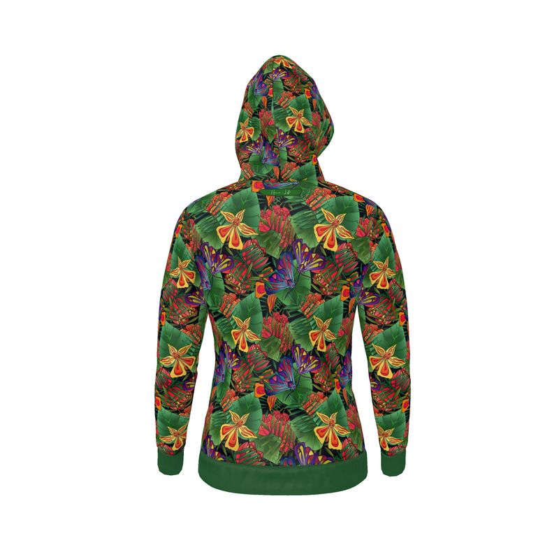 Women's Hoodie - Jungle Flower