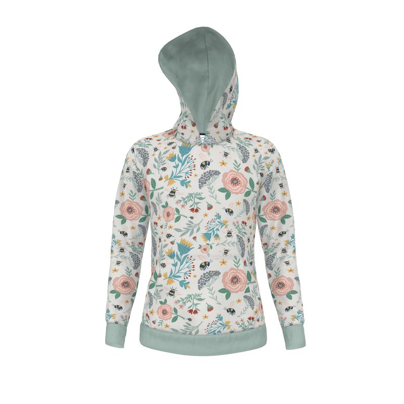 Women's Hoodie - Bee Garden