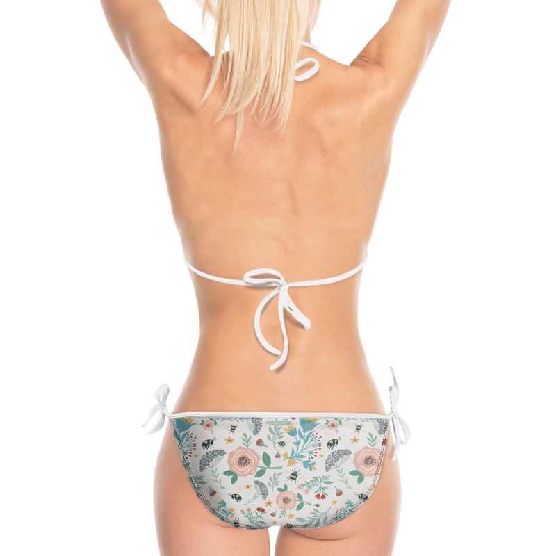 Women's String Bikini - Bee Garden