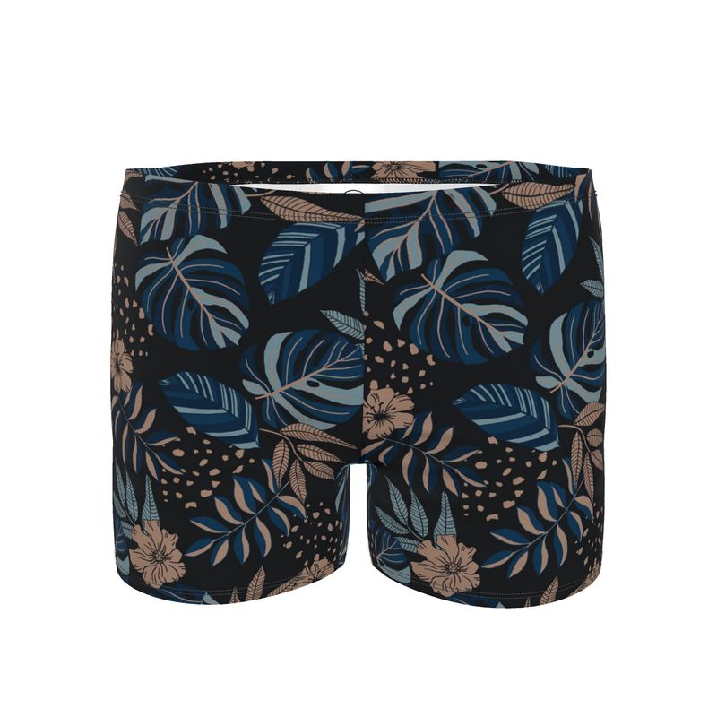 Men's Swim Trunks - Midnight Monstera