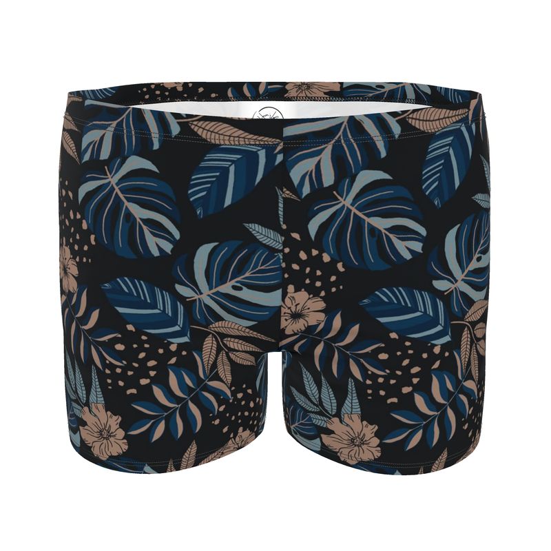 Men's Swim Trunks - Midnight Monstera