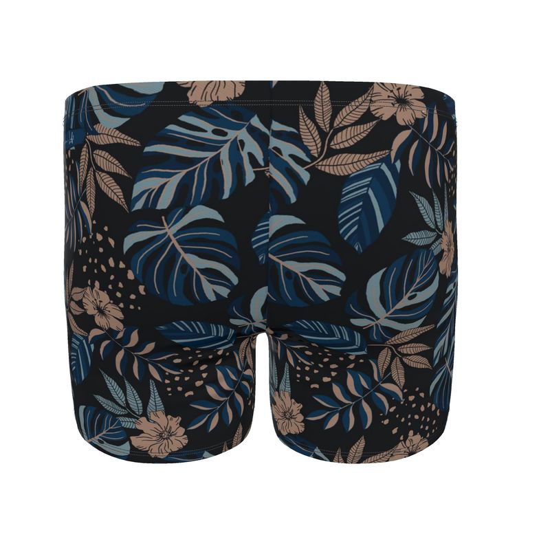 Men's Swim Trunks - Midnight Monstera