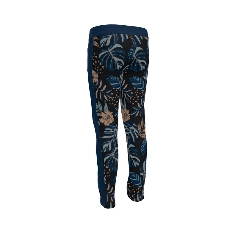 Men's Track Pants - Midnight Monstera