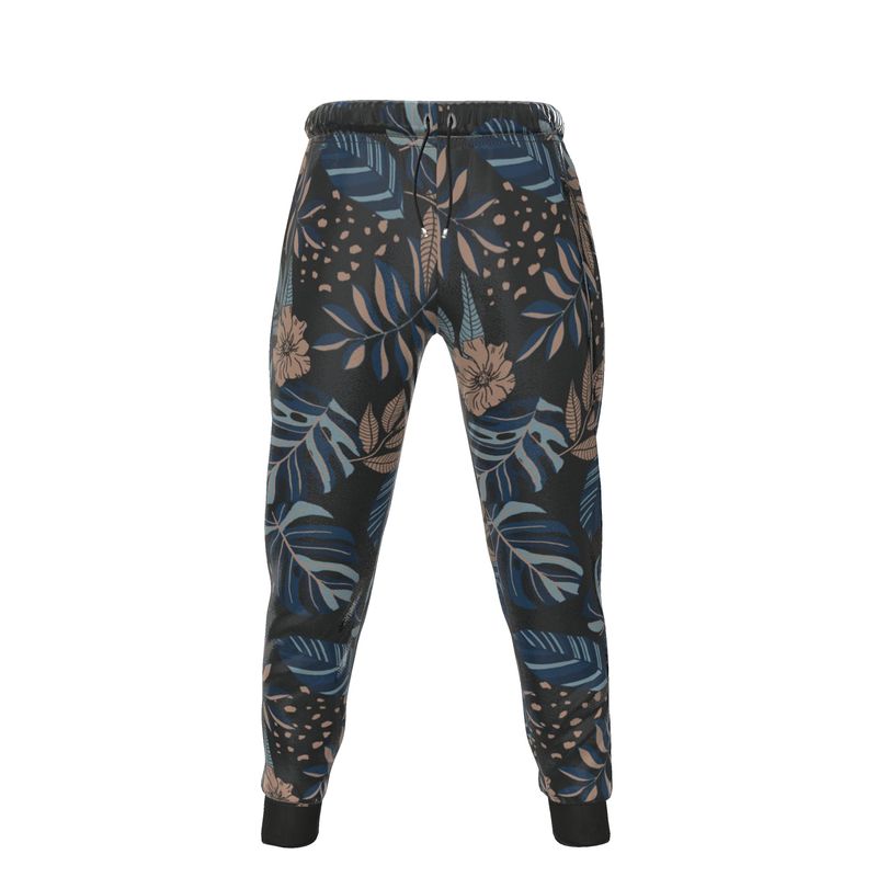 Men's Joggers - Midnight Monstera