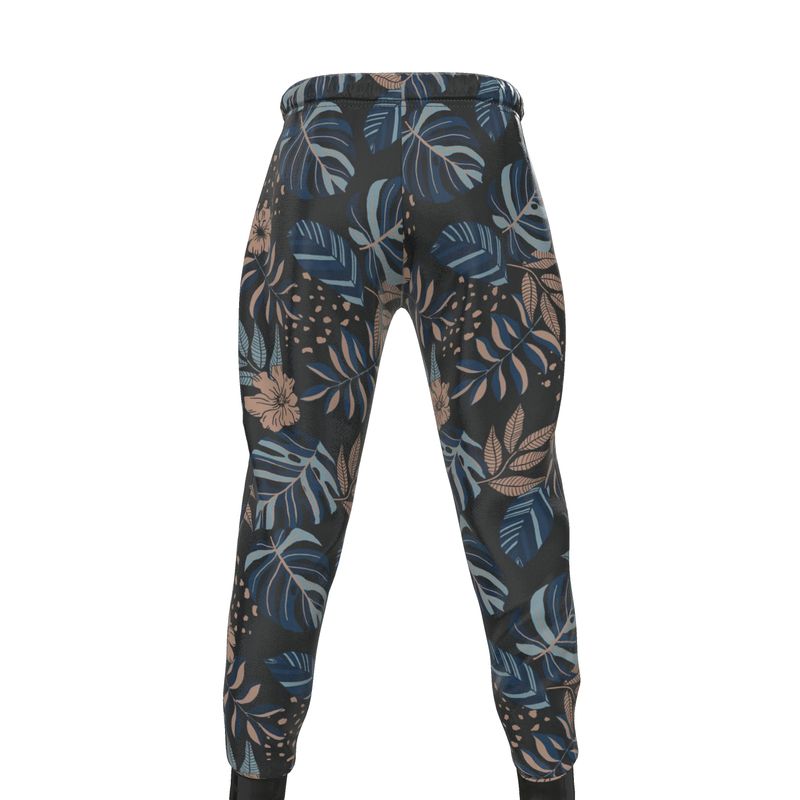 Men's Joggers - Midnight Monstera