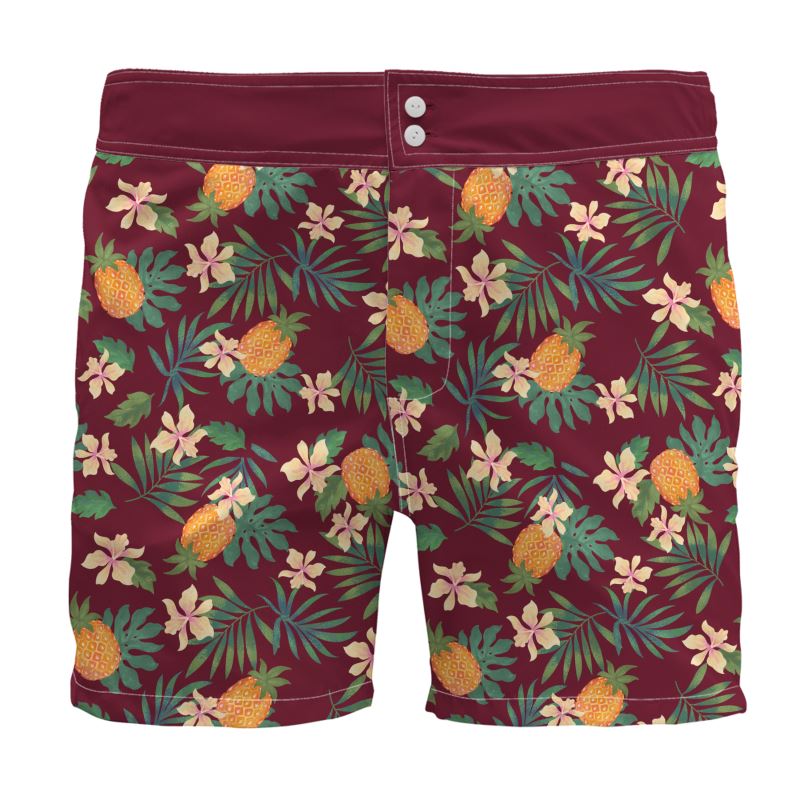 Men's Board Shorts - Pineapple Paradise