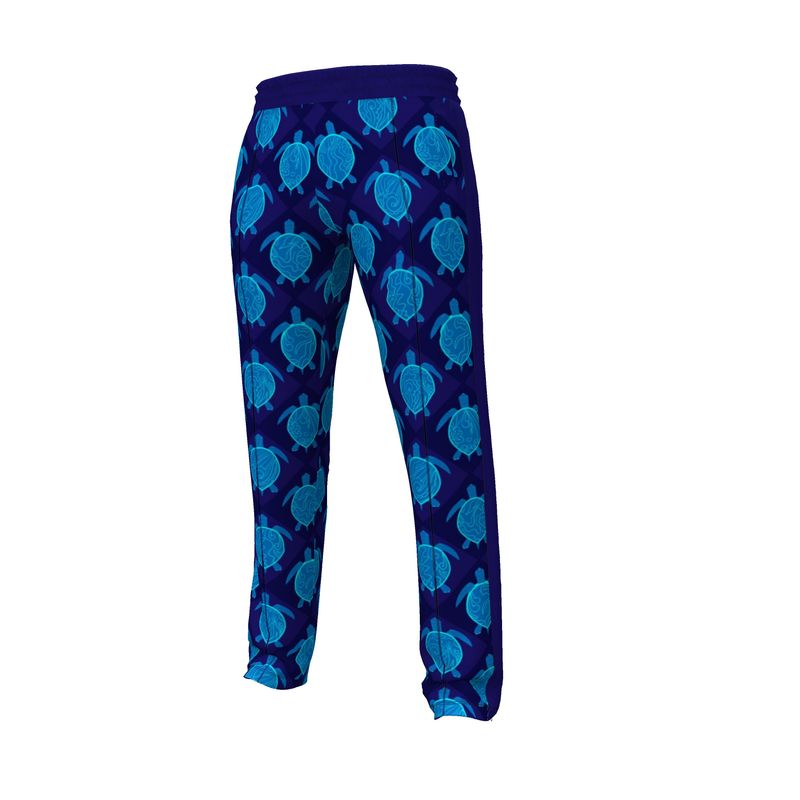 Men's Track Pants - Topo Turtles - Blue