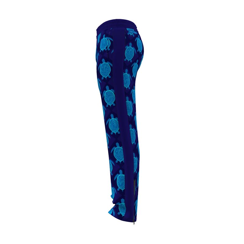 Men's Track Pants - Topo Turtles - Blue