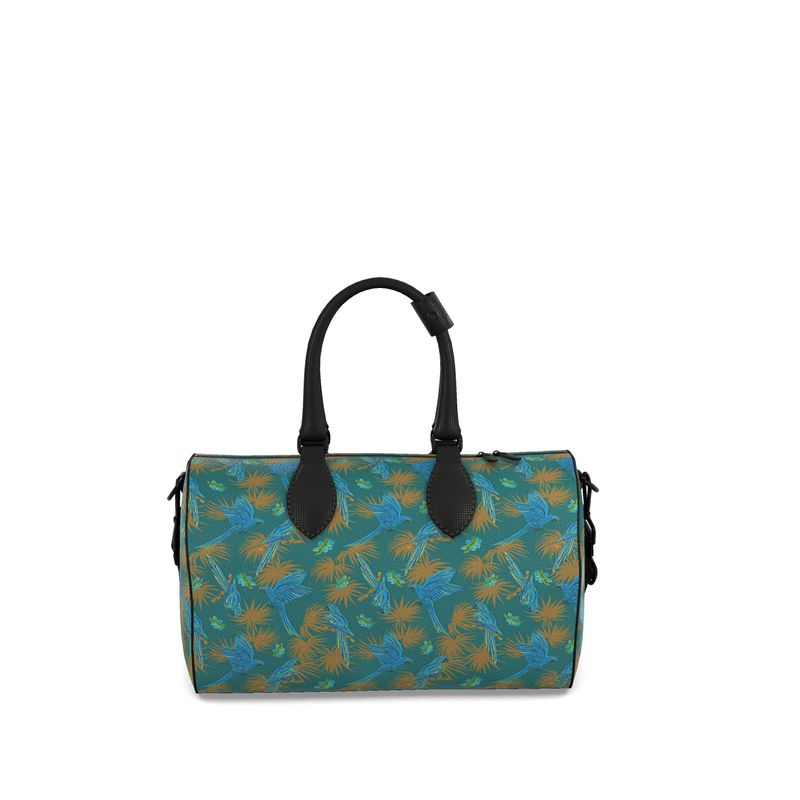 Duffle Bag - Bubble Nappa Leather - Tropical Macaw - Sea Foam Green