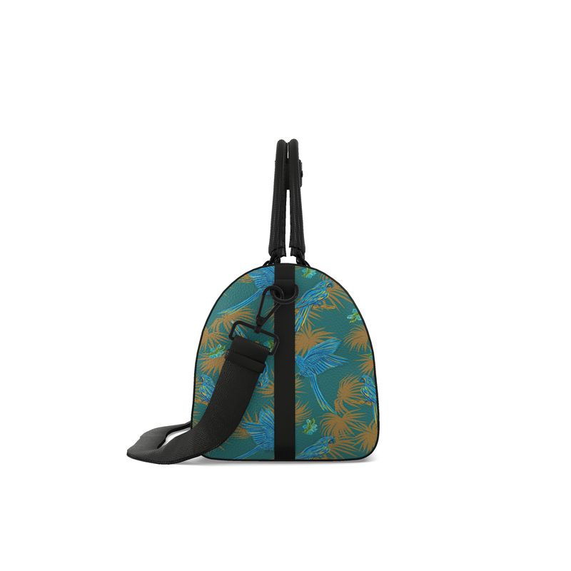 Duffle Bag - Bubble Nappa Leather - Tropical Macaw - Sea Foam Green