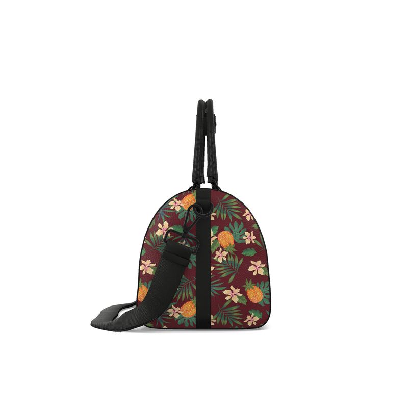 Duffle Bag - Bubble Nappa Leather - Pineapple Paradise