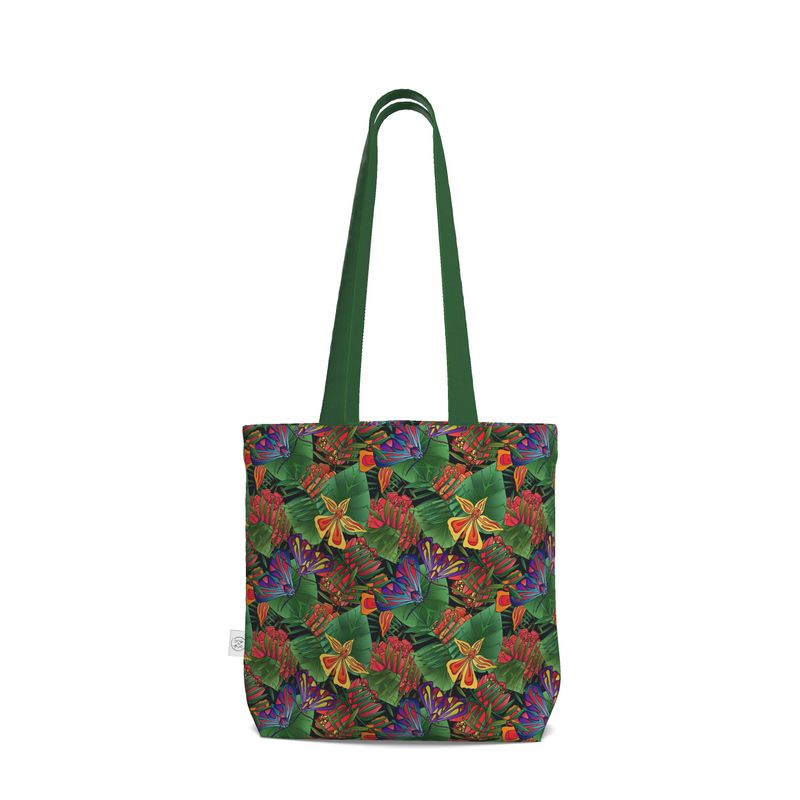 Canvas Tote Bag - Jungle Flower