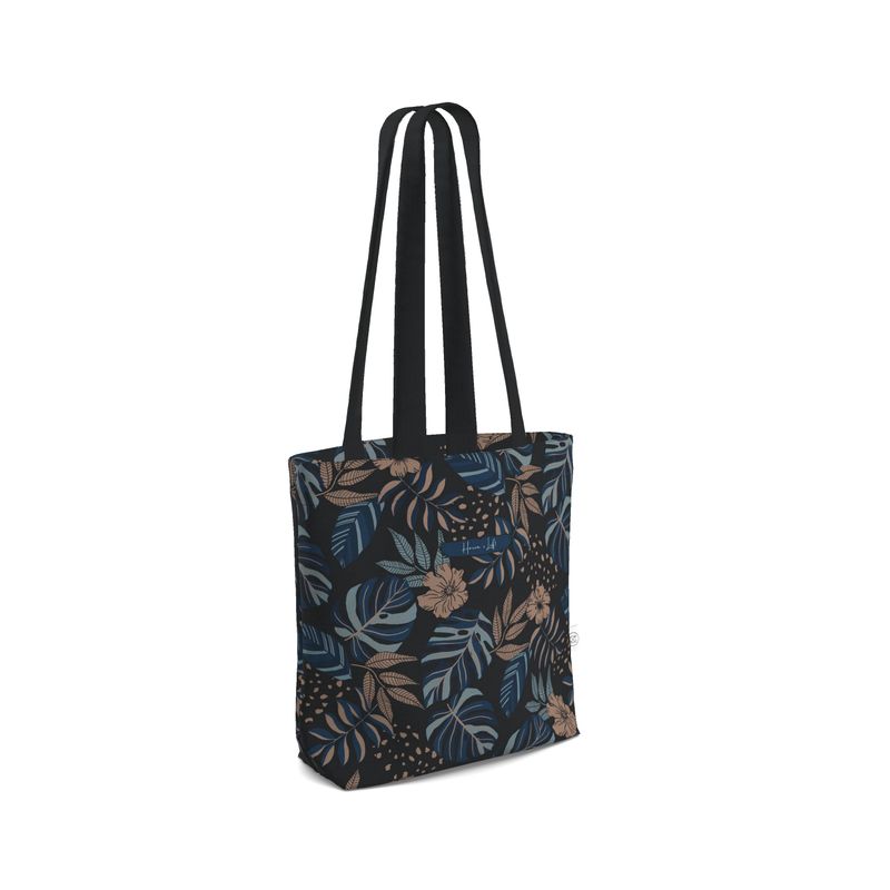 Canvas Tote Bag - Midnight Monstera