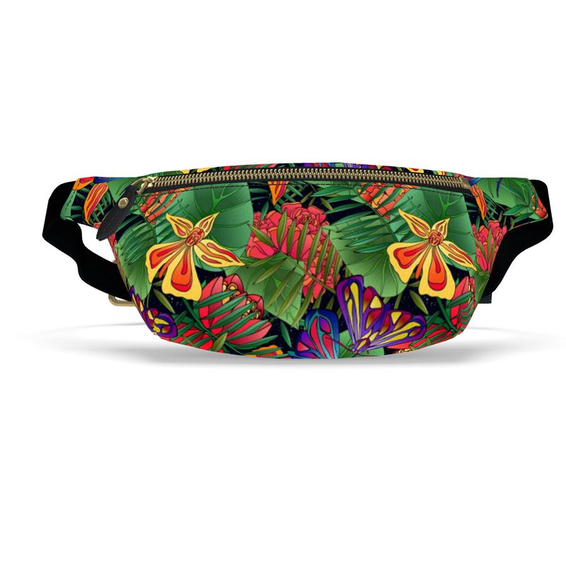 Fanny Pack - Nappa Leather - Jungle Flower