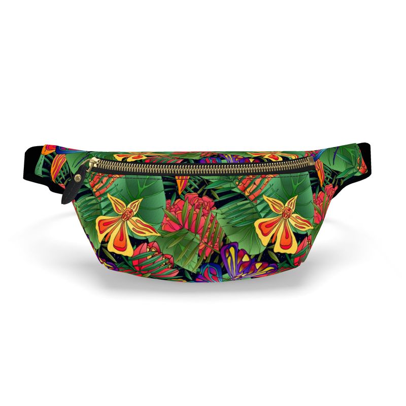 Fanny Pack - Nappa Leather - Jungle Flower