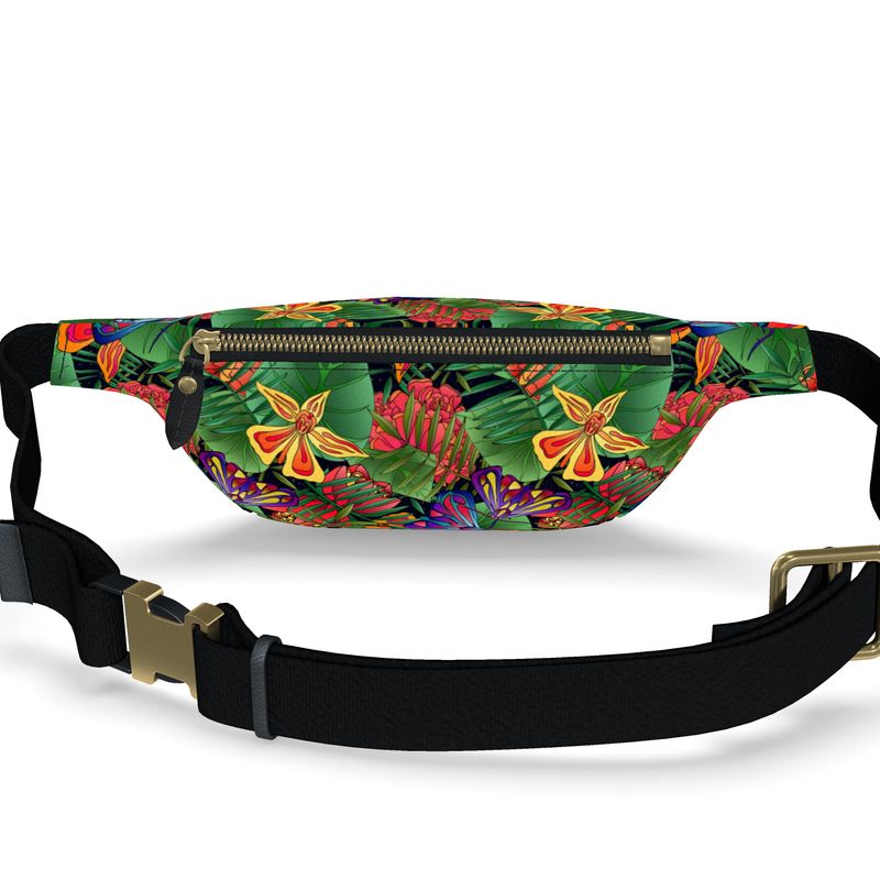 Fanny Pack - Nappa Leather - Jungle Flower